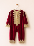 Grenouillères Caftan Rouge Velours.